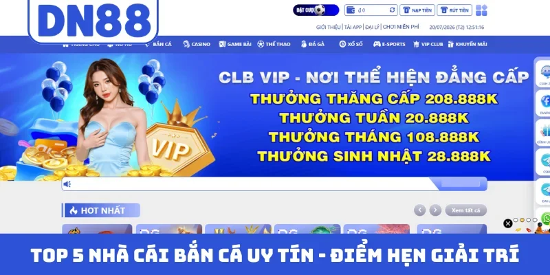 Nhà cái bắn cá uy tín